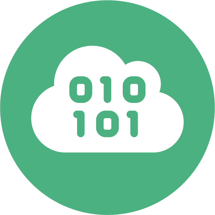 icon of a data cloud